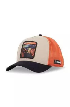 Кепка Capslab, коричневый