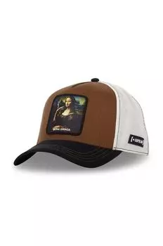 Кепка Capslab, коричневый