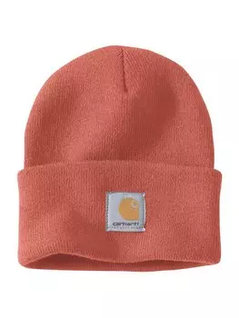 Кепка CARHARTT Beanie, цвет terrakotta