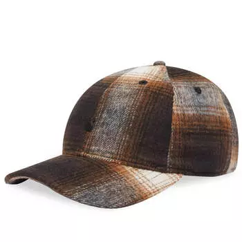 Кепка Carhartt WIP Moreau Check, коричневый