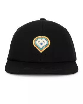 Кепка Casablanca Heart Embroidered, черный