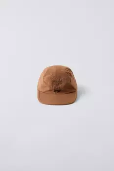 Кепка charlie brown snoopy peanuts ZARA, коричневый