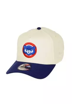 Кепка Chicago Cubs Mlb 2001 Sidepatch Cooperstown Chrome 9Forty A-Frame Snapback New Era, белая