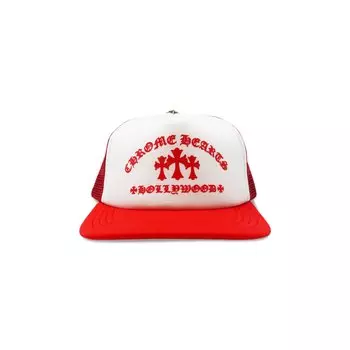 Кепка Chrome Hearts King Taco Trucker, Красный/Белый