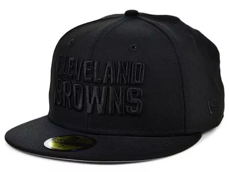 Кепка Cleveland Browns Black on Black 59FIFTY New Era