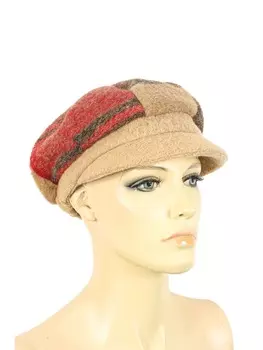 Кепка collezione alessandro, коричневый