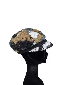 Кепка collezione alessandro, коричневый