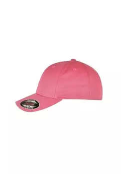 Кепка Combed Flexfit, темно-розовая