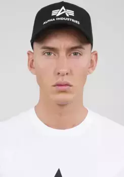 Кепка дальнобойщика Alpha Industries "Базовая кепка дальнобойщика", черный