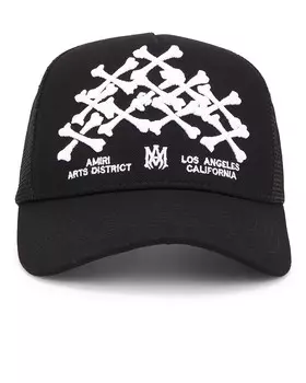 Кепка дальнобойщика Bones Amiri, черный