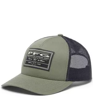Кепка дальнобойщика Columbia PFH Uncharted Mesh Snap Back, зеленый