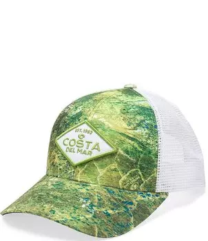 Кепка дальнобойщика Costa Mossy Oak, зеленый