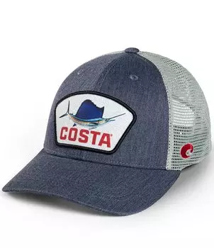 Кепка дальнобойщика Costa Sailfish Topo, синий