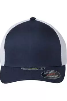 Кепка дальнобойщика Flexfit Unipanel, цвет true navy/ white