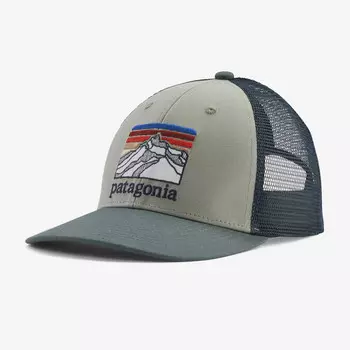 Кепка дальнобойщика Line Logo Ridge LoPro Patagonia, зеленый