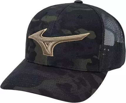 Кепка дальнобойщика Mizuno Diamond, черный