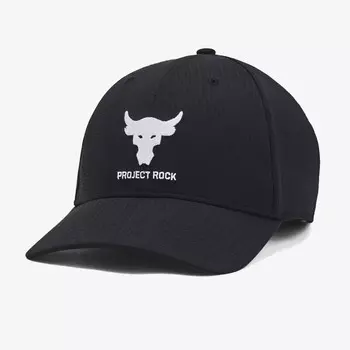 Кепка дальнобойщика Project Rock с козырьком Under Armour, черный