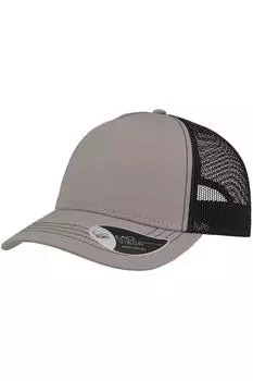Кепка дальнобойщика Rapper Canvas с 5 панелями Atlantis, серый