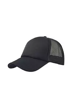 Кепка дальнобойщика Rapper с 5 панелями Atlantis, черный