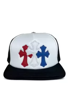 Кепка дальнобойщика с логотипом Chrome Hearts, синий