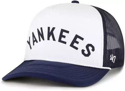 Кепка дальнобойщика с надписью темно-синего цвета для взрослых New York Yankees '47