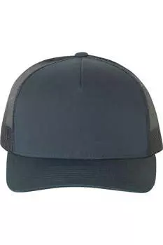 Кепка дальнобойщика YP Classics из пяти панелей в стиле ретро, темно-синий