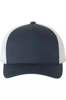 Кепка дальнобойщика YP Classics из пяти панелей в стиле ретро, темно-синий/белый
