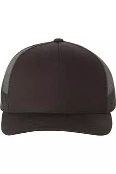 Кепка дальнобойщика YP Classics из пяти панелей в стиле ретро, черный