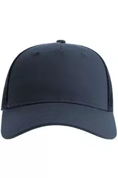 Кепка дальнобойщика Zion с 6 панелями из переработанного материала Atlantis, темно-синий