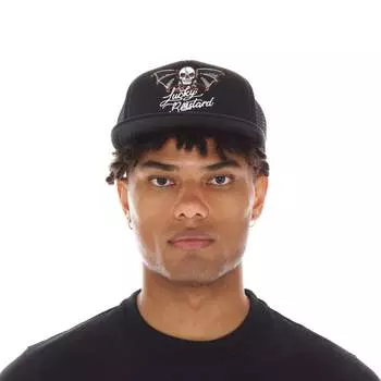 КЕПКА ДАЛЬНОБОЙЩИКА LUCKY BASTARD В ЧЕРНОМ ЦВЕТЕ Cult of Individuality