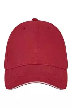 Кепка Darton Sandwich с 6 панелями Elevate, красный
