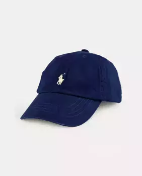 Кепка для мальчика из хлопка темно-синего цвета Polo Ralph Lauren, темно-синий