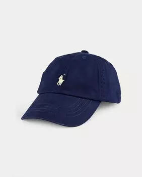 Кепка для мальчика синяя с логотипом Polo Ralph Lauren, темно-синий