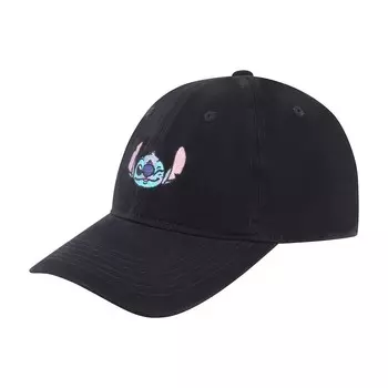 Кепка для папы Disney's Lilo & Stitch Winky Face с вышивкой для взрослых Licensed Character, черный