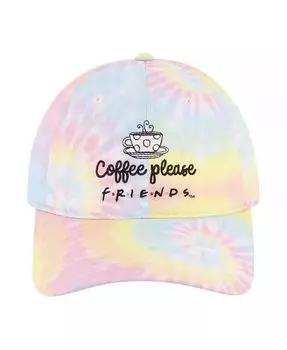 Кепка для папы Friends Coffee Please Tie Dye Wb, розовый