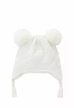 Кепка DOUBLE POM TRAPPER Next, бежевый