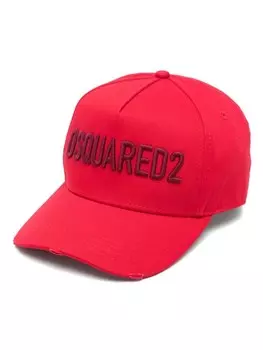 Кепка DSQUARED2 с вышитым логотипом, красный