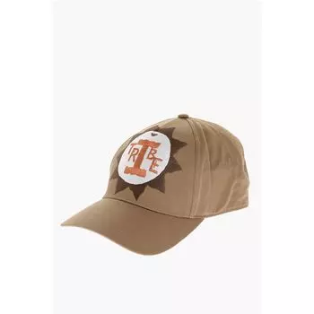 Кепка EMPORIO из органического хлопка с вышивкой Armani, Brown