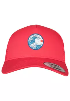 Кепка F4NT4STIC Retro Trucker Cap Retro Trucker Cap Kanagawa, красный