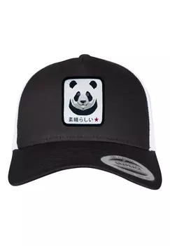Кепка F4NT4STIC Trucker Cap Panda, черный