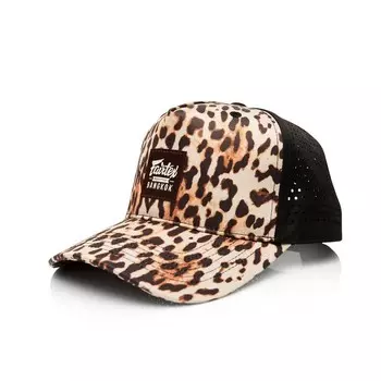 Кепка Fairtex Trucker - Leopard, черный/коричневый