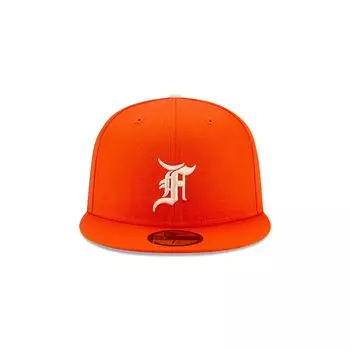 Кепка Fear of God Essentials x New Era 59Fifty, оранжевая