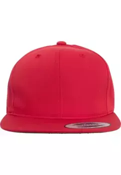 Кепка Flexfit Flex " Flexfit Snapback Pro-Style Саржевая молодежная кепка Snapback ", красный