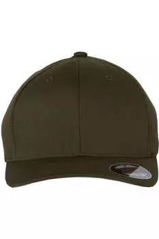 Кепка Flexfit из хлопковой смеси, оливковый