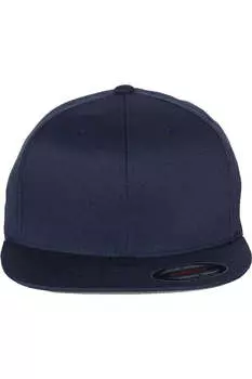 Кепка Flexfit Pro-Baseball On Field с плоским козырьком, темно-синий