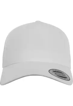 Кепка Flexfit Snapback "Аксессуары Flexfit 5-панельная изогнутая классическая бейсболка Snapback", белый
