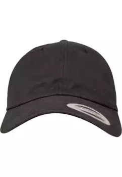 Кепка Flexfit Snapback " Flexfit унисекс, хлопковая саржевая кепка папы персикового цвета", черный