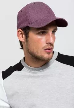 Кепка Flexfit, темно-красный меланж