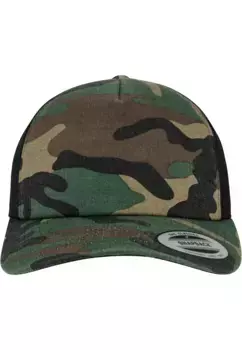 Кепка Flexfit Trucker " Flexfit Unisex Camo Trucker Cap", черный