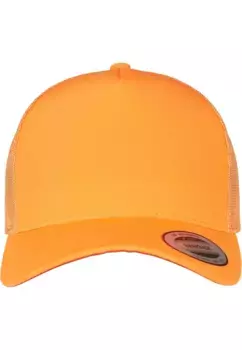 Кепка Flexfit Trucker " Flexfit Unisex Neon Retro Trucker", оранжевый
